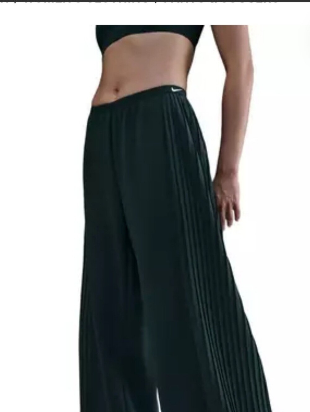 Nike Women's Sportswear Pleated Trousers - Seaweed Green